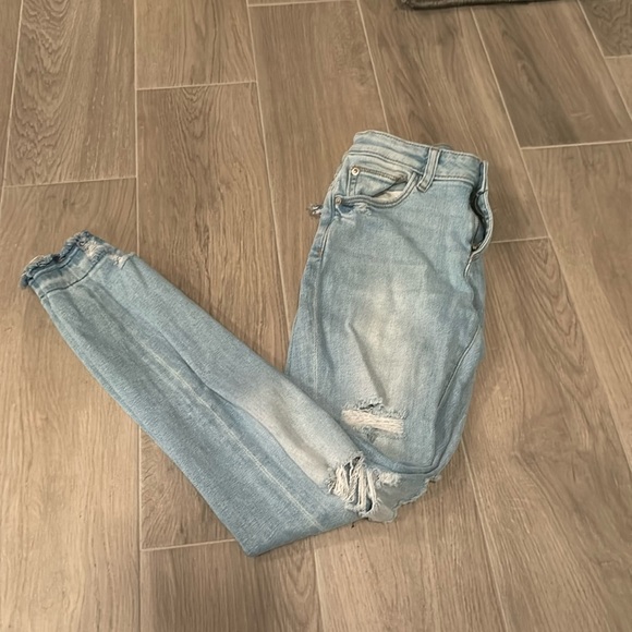 Girls DL1961 Ripped Chloe Skinny Jeans Size 12 - Picture 1 of 7